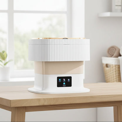 WASHNEST – Intelligente faltbare 11L Mini-Waschmaschine für Reisen und kleine Haushalte