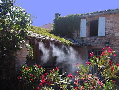 AquaCool spray irrigation system - cooling & irrigation for outdoor areas