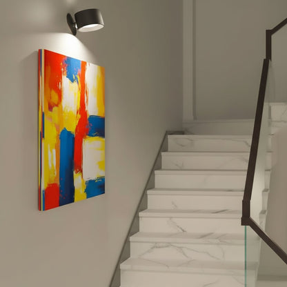 Lampada da parete a 360° - Senza fili, ricaricabile via USB e con 3 livelli di luminosità per un'illuminazione flessibile