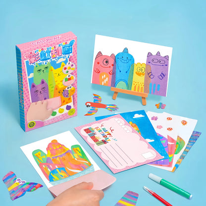 Kreatives Rakel-Malkit für Kinder – Fördert Kreativität und motorische Fähigkeiten-4