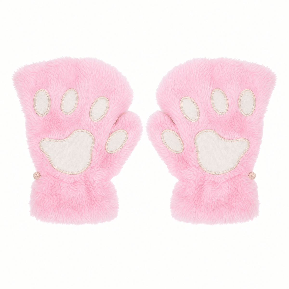 PAWLETTA – Mitaines en peluche à motif de pattes de chat