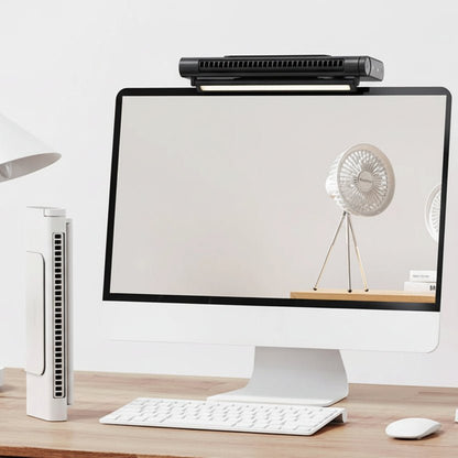 COOLMORA – Desktop Air Conditioner and Bladeless USB Fan for Refreshing Daily Airflow