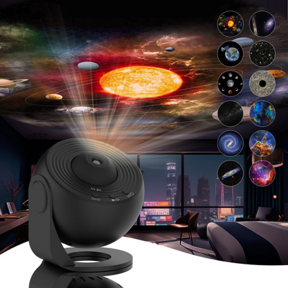 GalaxySky - HD starry sky projector with 13 galaxy discs