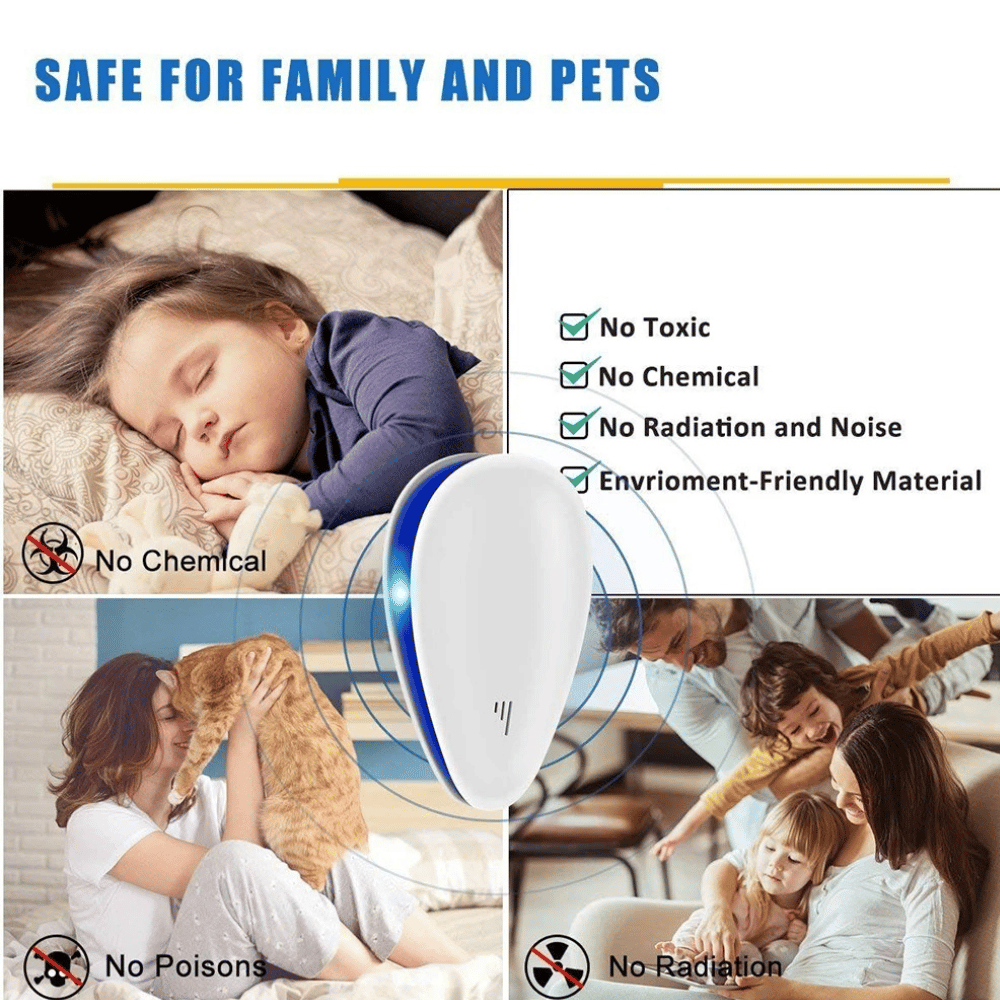 ULTRASONIC GUARD – Effective Protection Against Insects & Rodents for Your Home
