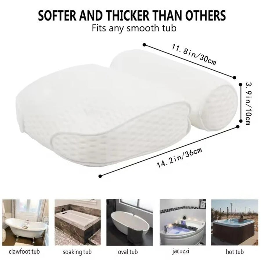 Almohada de baño ErgoRelax – Ergonómica y cómoda para una experiencia de baño lujosa