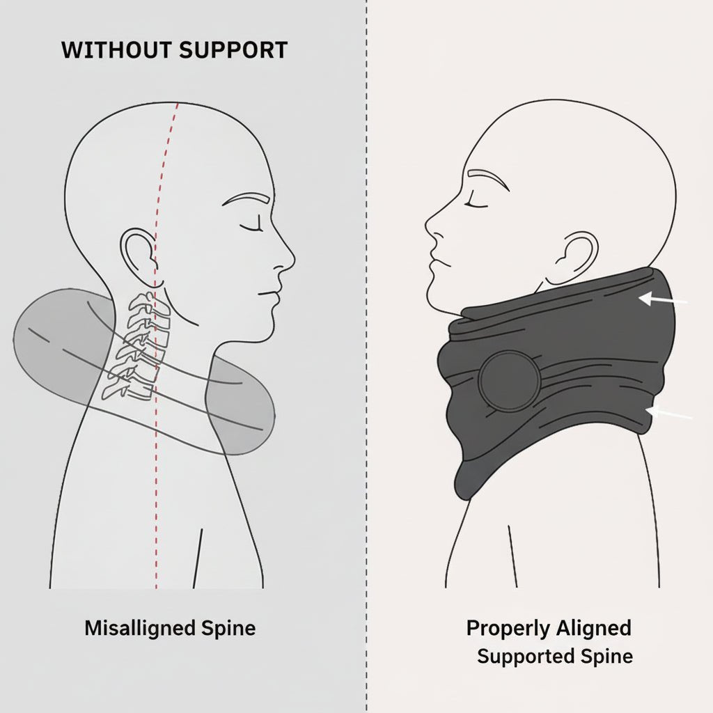 COZYTRIP – Weiches Nackenstützkissen für komfortable Reisen