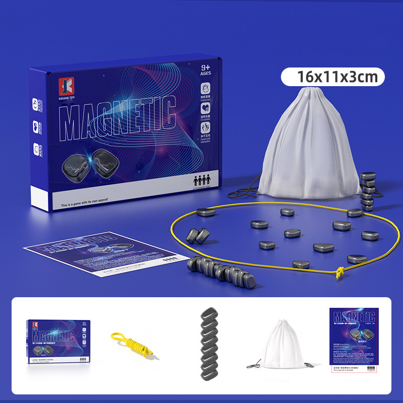Magnetisches Schachspiel für Kinder – Pädagogisches Strategiespiel zum Schach Spielen und Lernen-3