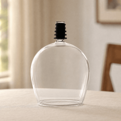 VINOBEL – Verre à vin sans pied avec bouchon de bouteille