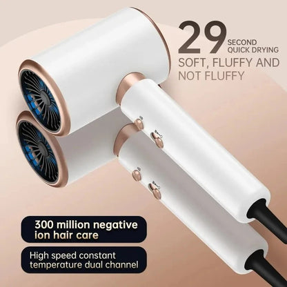PowerGloss hairdryer 2400W - Ion technology & Stylish design for all hair types