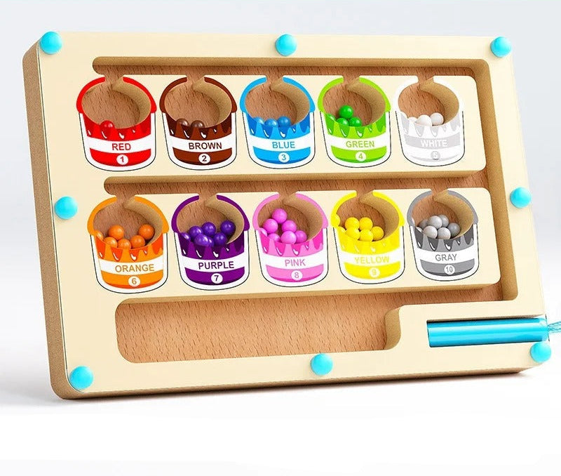 ColorQuest – Juego magnético de colores y números para niños a partir de 3 años