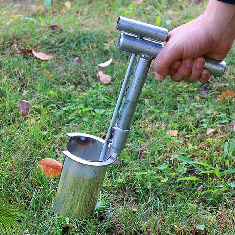 DIGPRO – Pflanzenstecher aus Edelstahl mit ergonomischem T-Griff