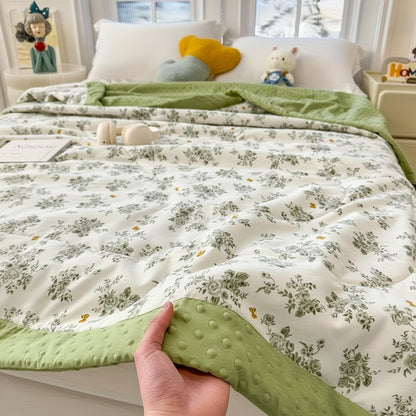 FRESHPETAL – Couverture d'été – Élégance douce pour des nuits détendues