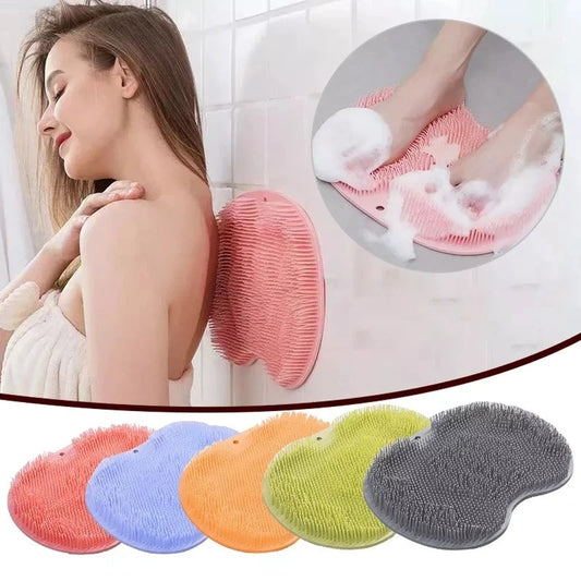 Scrabease foot & back massage scrubber - exfoliation & cleansing with suction cups