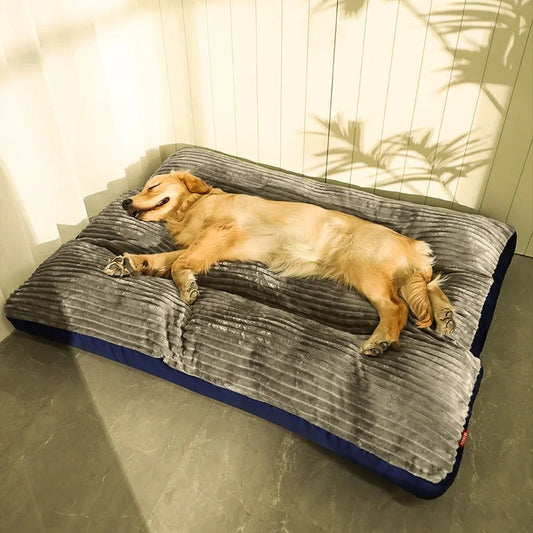 Orthopädisches Hundebett Grau Größe M L XL Hochwertiger Schaum-1
