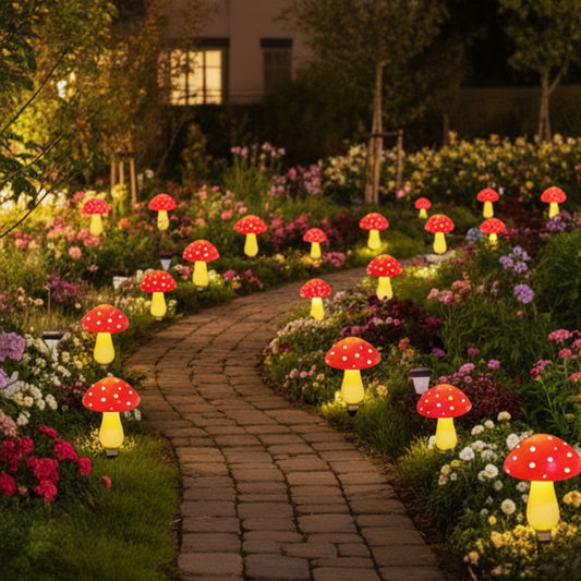 MUSHROOMNEST – Solar tuinlamp in paddenstoelontwerp voor magische buitenruimtes