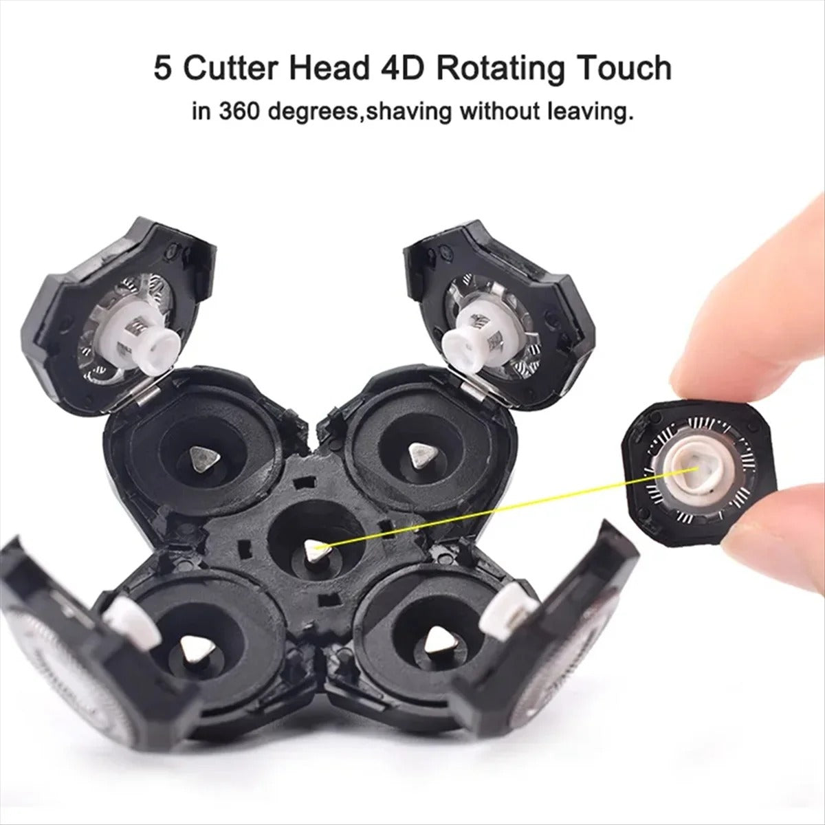 SmoothTrim – 5-in-1 Trimmer met zwevende scheerkoppen & accessoires