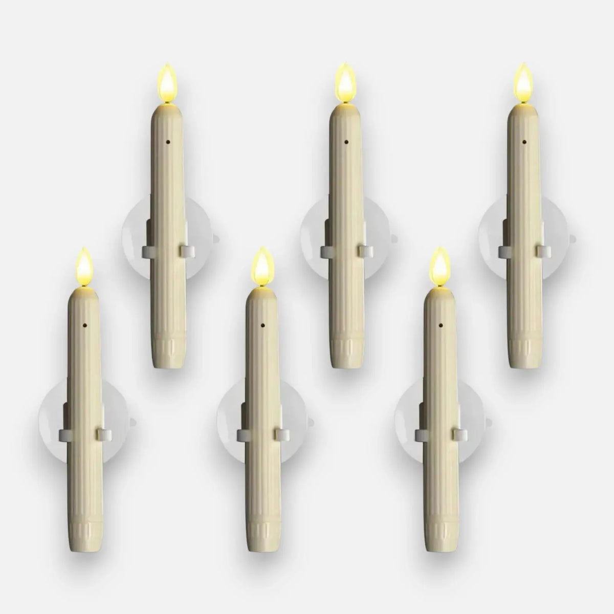 NIVELLA – Stilvolle LED-Fensterkerzen mit Timerfunktion