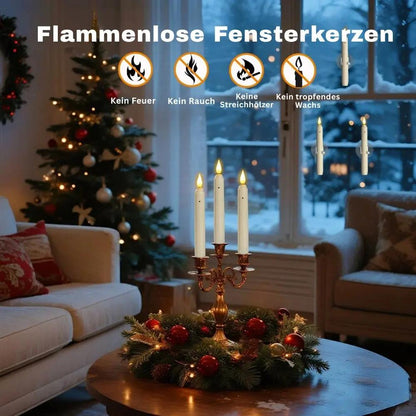 NIVELLA – Stilvolle LED-Fensterkerzen mit Timerfunktion