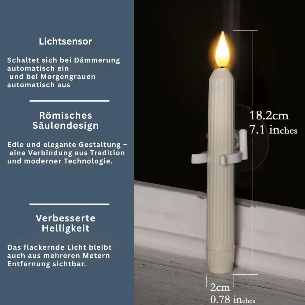 NIVELLA – Stilvolle LED-Fensterkerzen mit Timerfunktion