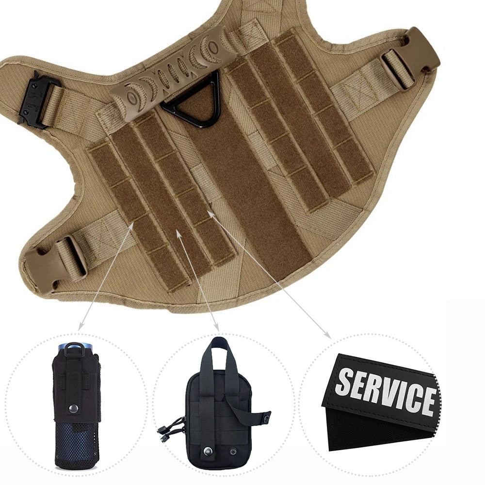 TacticalK9 dog harness - Robust & comfortable design for safe training