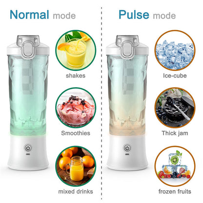 Tragbarer Mixer - Blendjuicer Pro Mit 4000 mAh Akku Für Gesunde Smoothies Unterwegs-4
