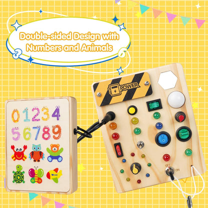 Montessori Toddler Notice Board - Entdecken Sie mit kreativen Lichtern-4