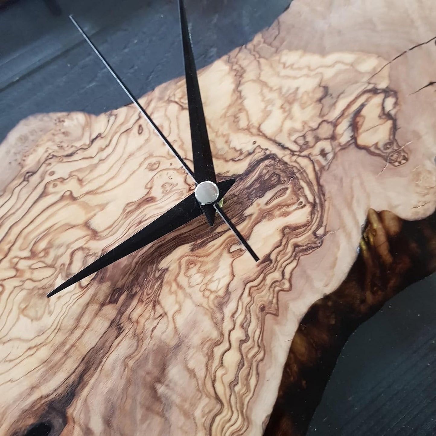 VIKTID ELMWAY – Orologio da parete in legno nordico silenzioso per casa e ufficio