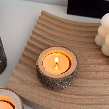 RUSTIC HOLDERS – Natural set of 3 for a warm living atmosphere