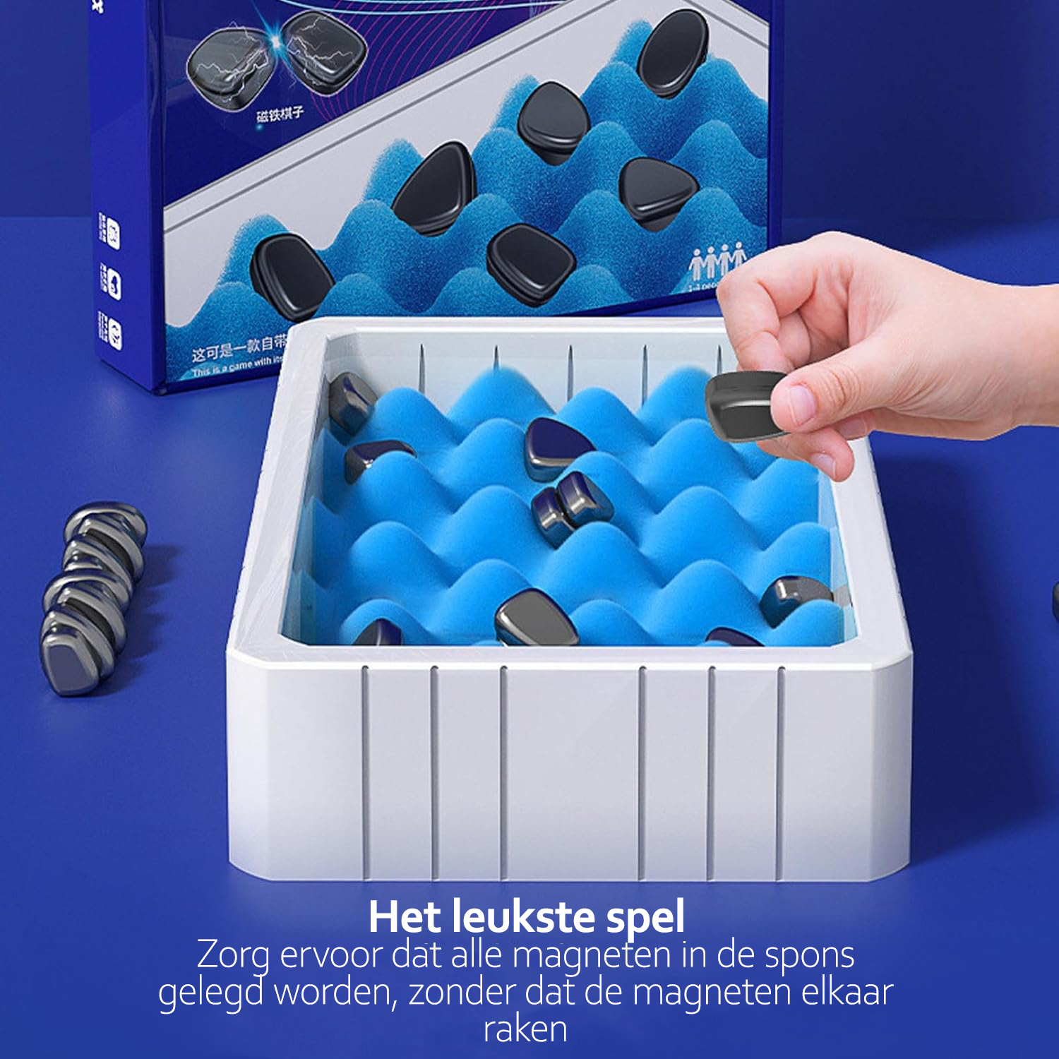 Magnetisches Schachspiel für Kinder – Pädagogisches Strategiespiel zum Schach Spielen und Lernen-6