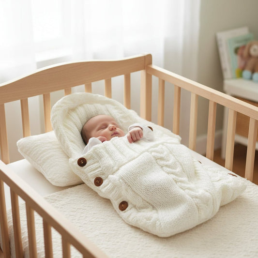 Hugnest Baby Wrap – Weiche Babydecke für Geborgenheit von Anfang an