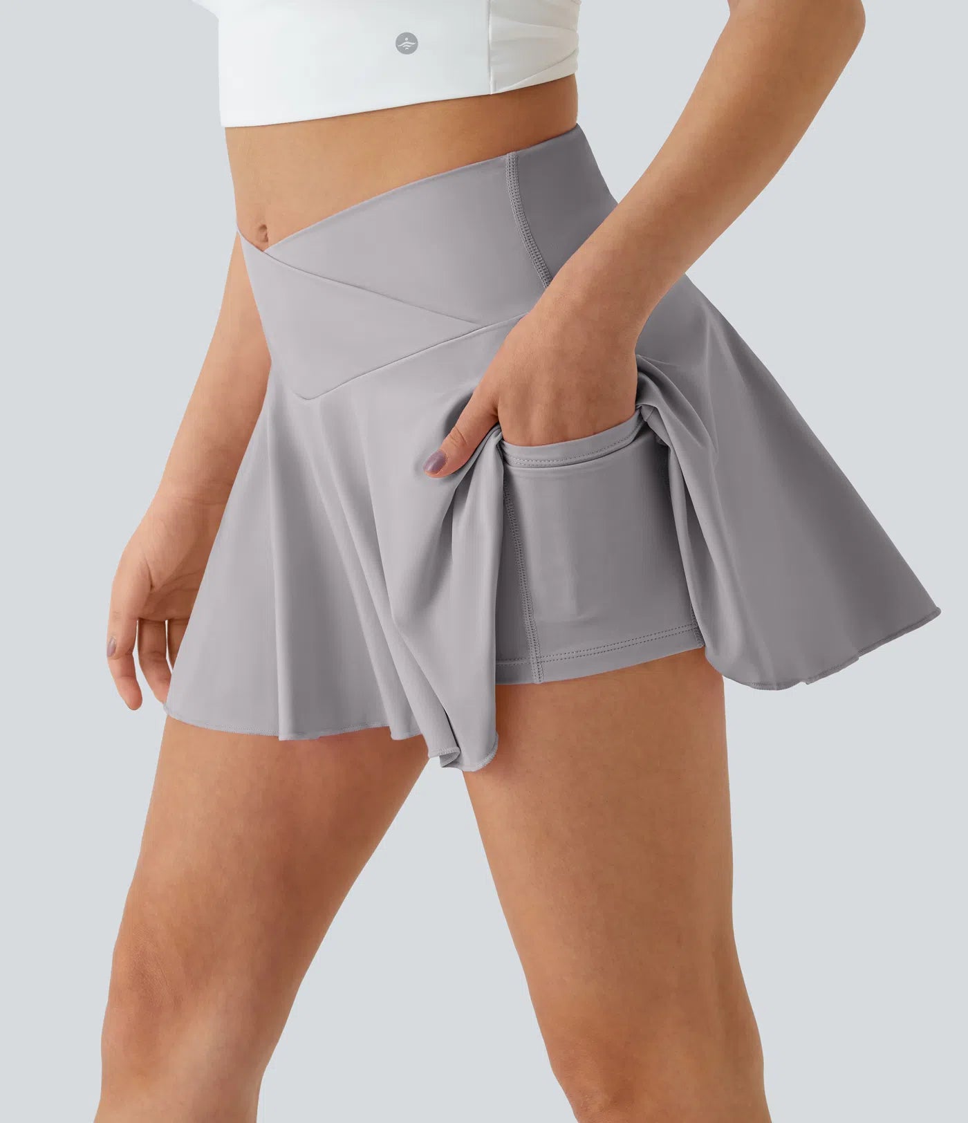 SOFTLYZERO - Airy tennis skirt with integrated shorts & UPF50+ protection