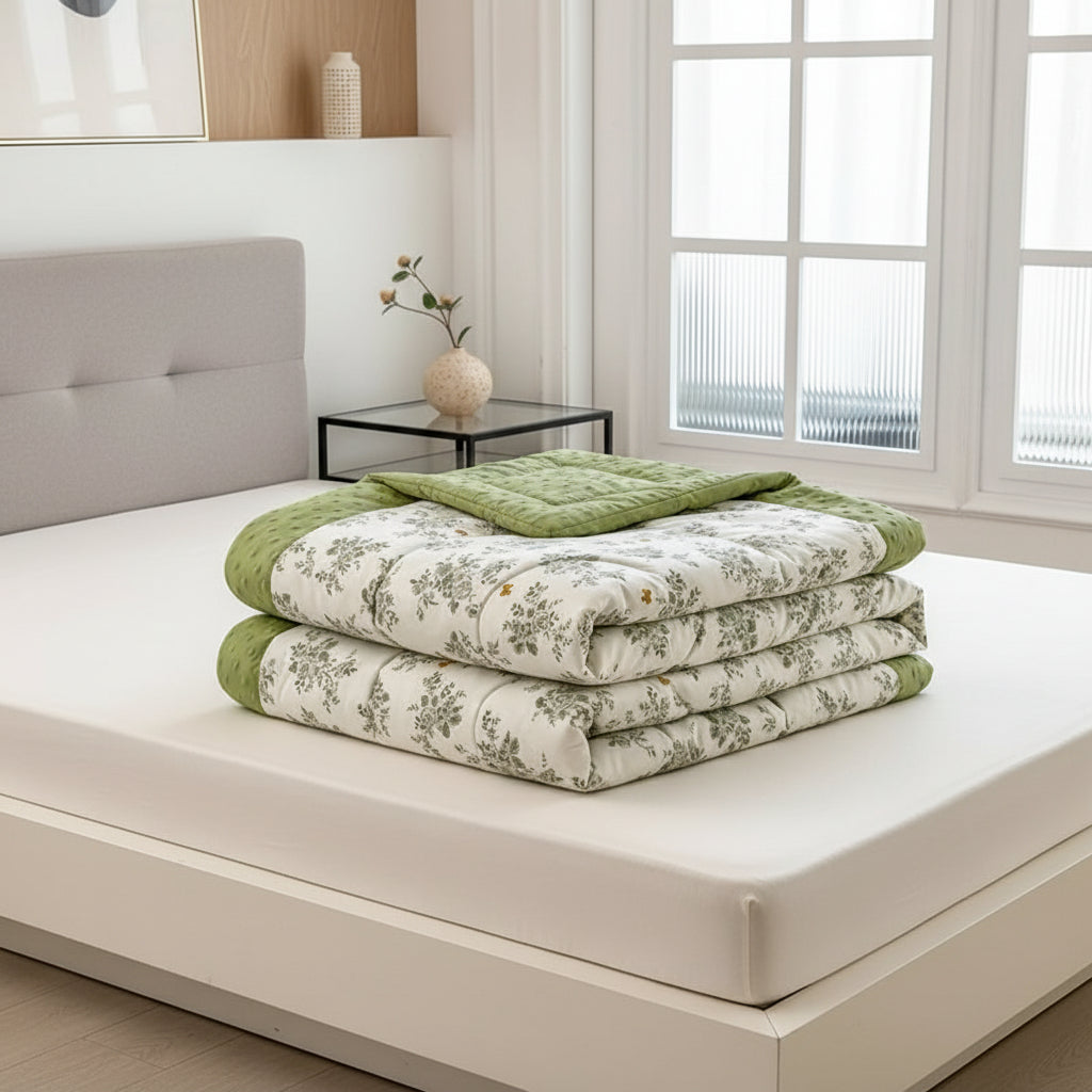 FRESHPETAL – Couverture d'été – Élégance douce pour des nuits détendues