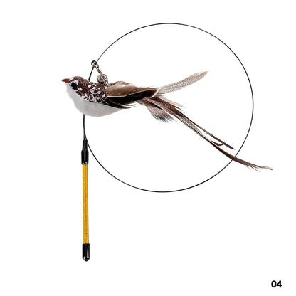 FLATTERN FREUND - Interactive cat toy with realistic bird movements