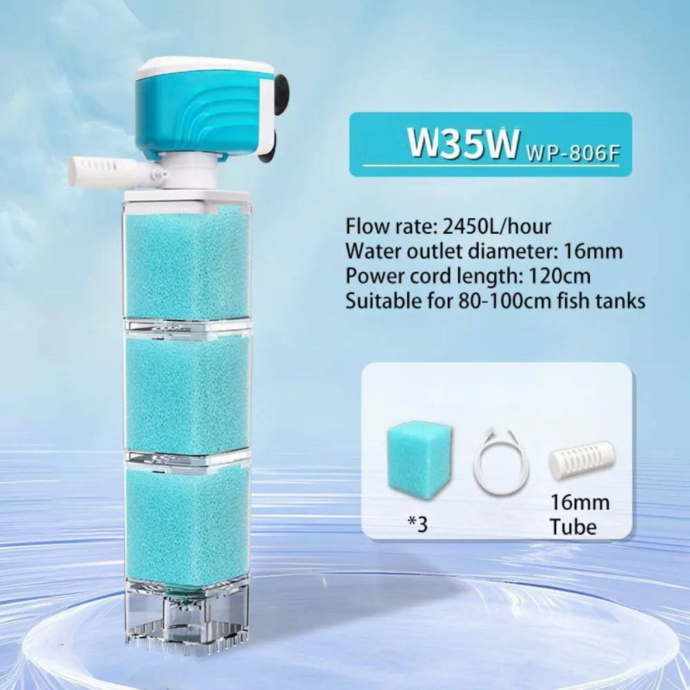 AquaClear Pro – Sistema de filtro de acuario 5 en 1 para agua cristalina