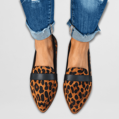 AVELINE – Damen-Loafer in weicher Velourslederoptik