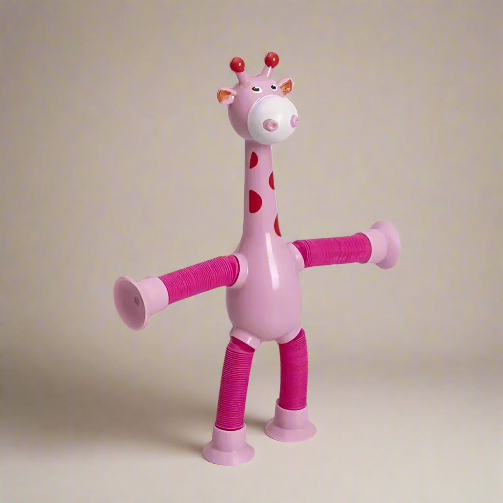  Stretch Giraffe - Flexible Saugnäpftassenspielzeug für Kinder-1