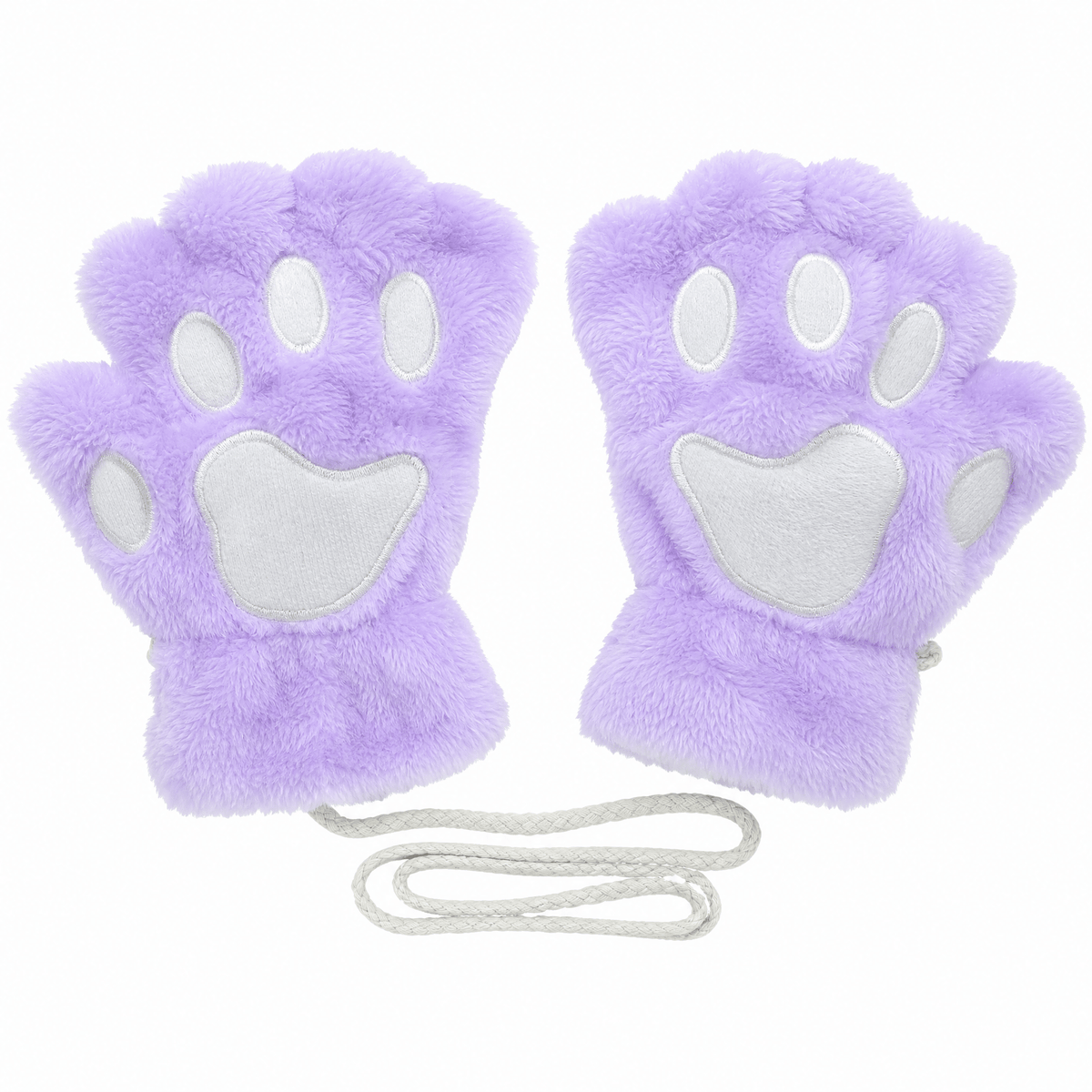 PAWLETTA – Mitaines en peluche à motif de pattes de chat