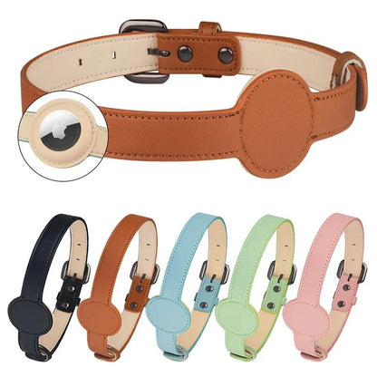 TAGSAFE – Dog Collar with Integrated AirTag Holder for Safety & Style