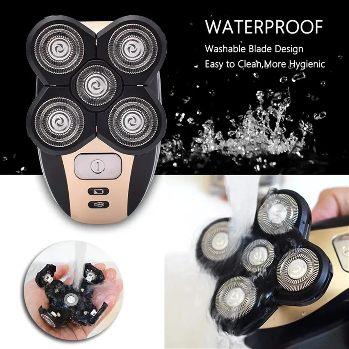 SmoothTrim – 5-in-1 Trimmer met zwevende scheerkoppen & accessoires
