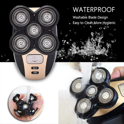 SmoothTrim – 5-in-1 Trimmer met zwevende scheerkoppen & accessoires