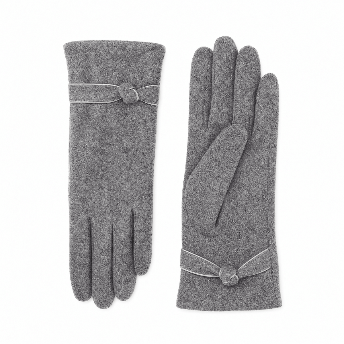 BELLAVORA – Gants pour femme avec nœud décoratif