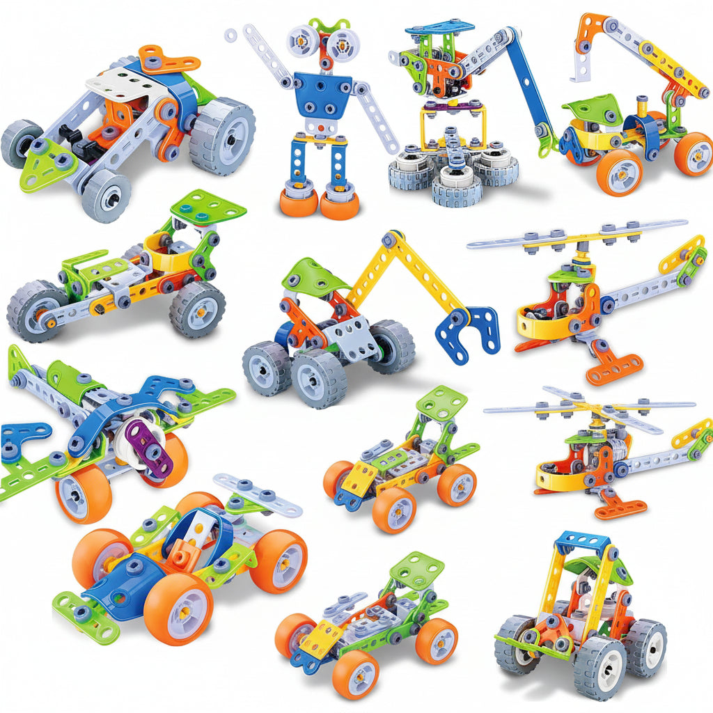 Set de construcción creativa para niños – Fomenta la imaginación y las habilidades para resolver problemas