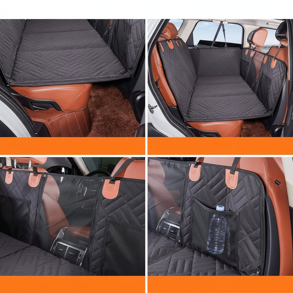 PAWTRIP – Funda impermeable para asiento de coche para viajes sin estrés con perros