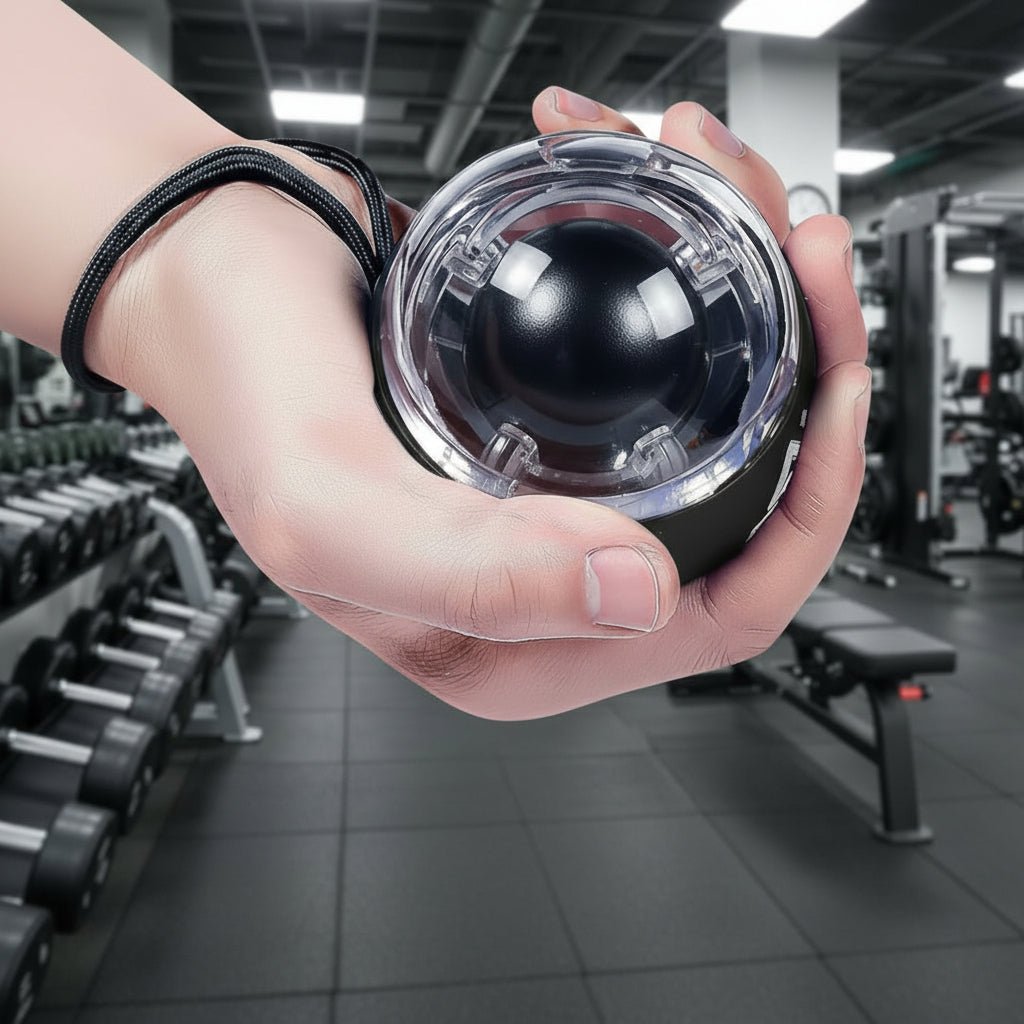Gyropower - Grille de pôle à démarrage automatique avec résistance gyroscopique pour l'entraînement des avant-bras