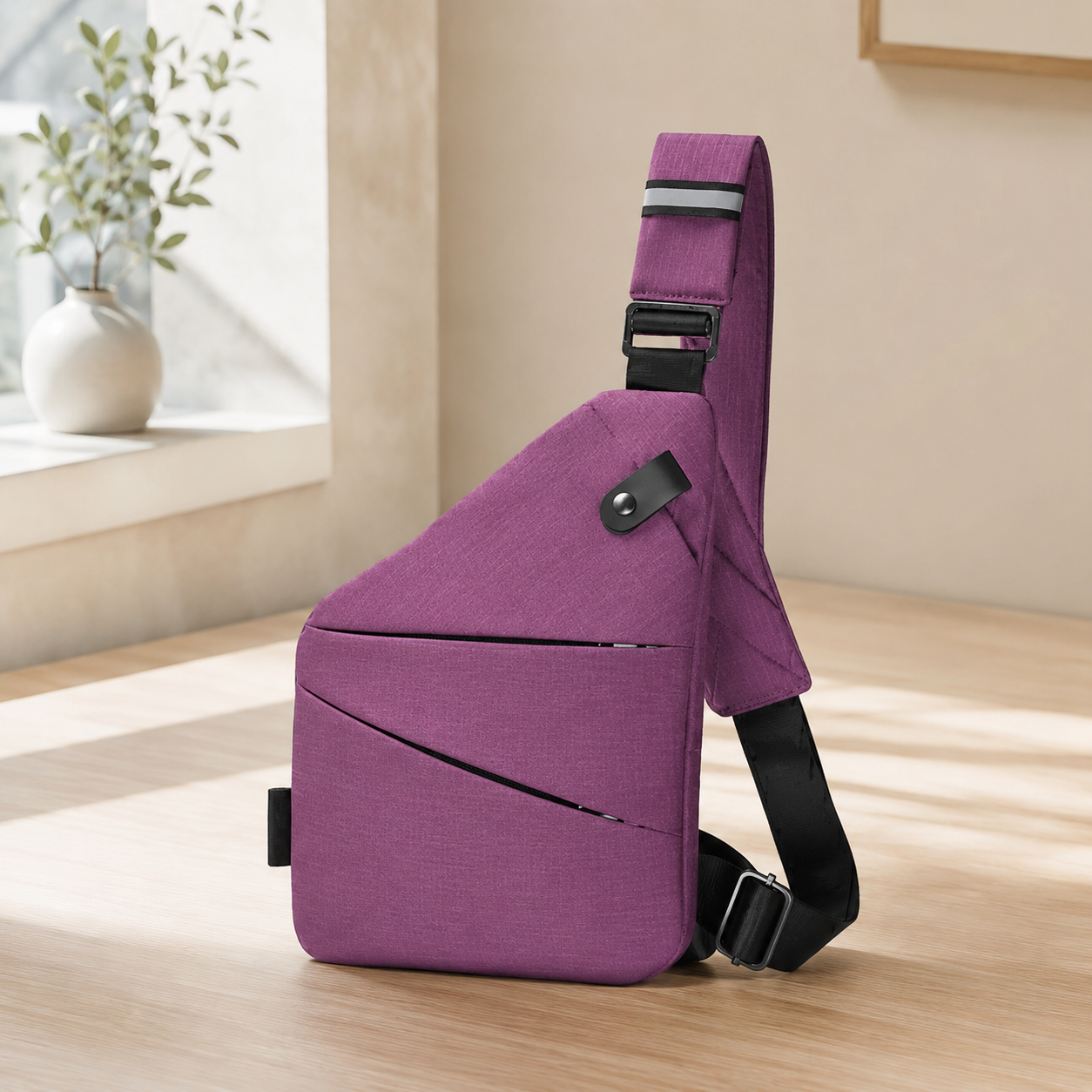 TRAVGUARD – Theft-Proof Shoulder Bag with RFID Protection and Water-Repellent Design