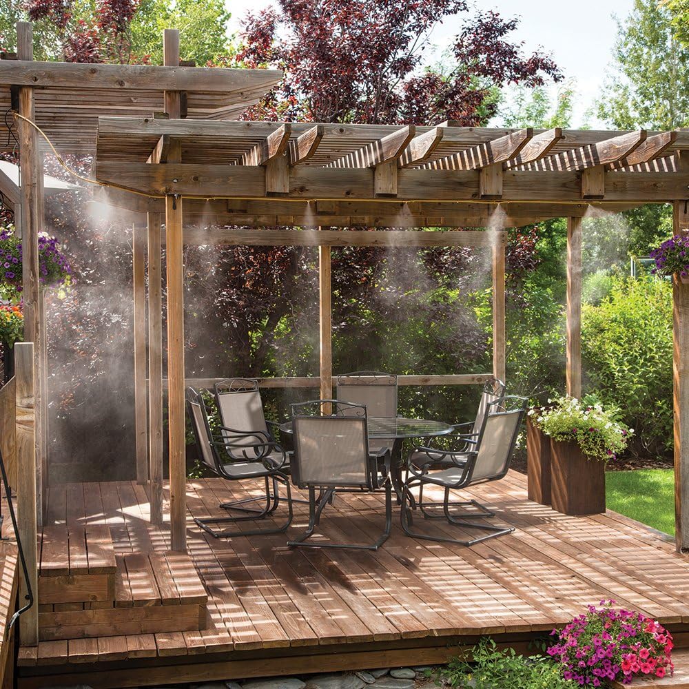 AquaCool spray irrigation system - cooling & irrigation for outdoor areas