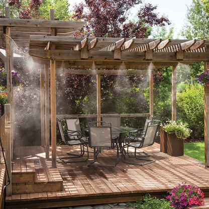 AquaCool spray irrigation system - cooling & irrigation for outdoor areas