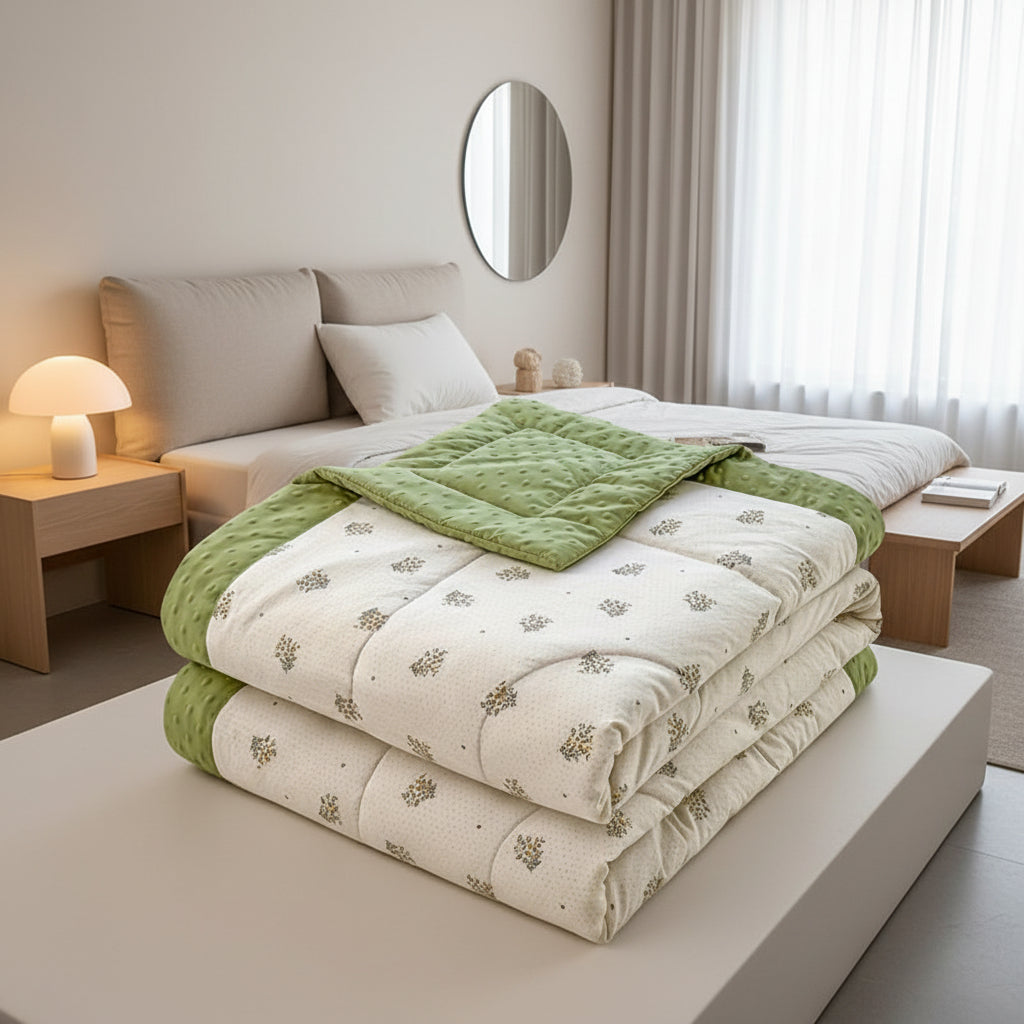 FRESHPETAL – Couverture d'été – Élégance douce pour des nuits détendues