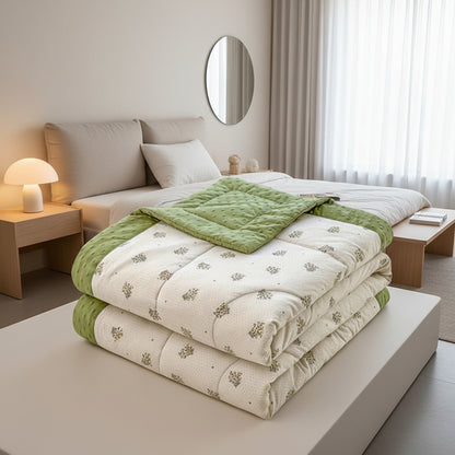 FRESHPETAL – Couverture d'été – Élégance douce pour des nuits détendues