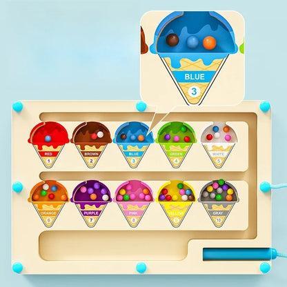 ColorQuest – Juego magnético de colores y números para niños a partir de 3 años